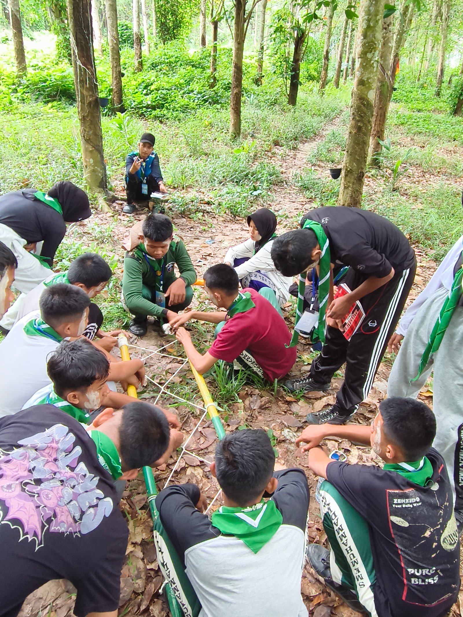 Semarak Perkemahan Qobilah Hizbul Wathan (HW) SMK Muhammadiyah 10 Kisaran